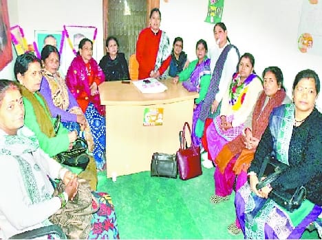 BJP Mahila Morcha Meeting